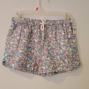OshKosh B'Gosh Floral print Linen Shorts Size 12/12A